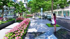 Sảnh tòa tháp A - Bên đường Lương Thế Vinh