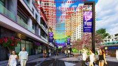 đường nối giữa quảng trường kim cường đến cầu